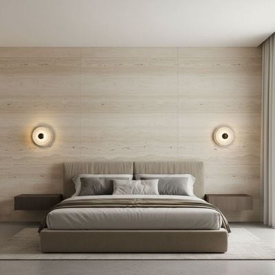 Arlo Wall Lamp-Beige