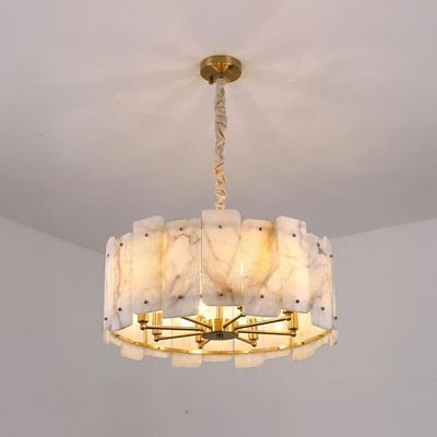 Alessia Marble Chandeliers 60cm -Copper Gold