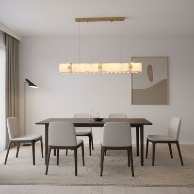 Valencia Marble Chandeliers 100cm -Black