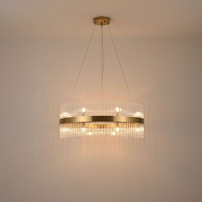 Nairobi 16 Light Glass chandelier 60cm -Gold