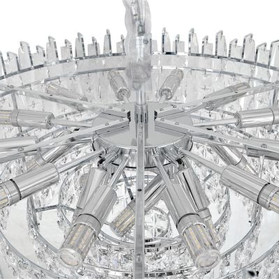 Amira CH 2747/80 -Chrome- Metal+Crystal 80cm