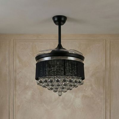 Lara CF YF-1199 -Black- Iron+Crystal 50cm