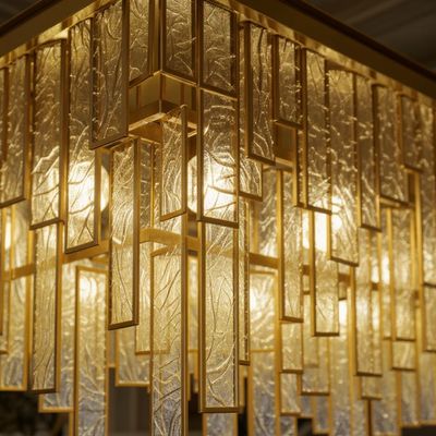 Rivera 14 Lights Modern Crystal Chandelier 100cm-Gold