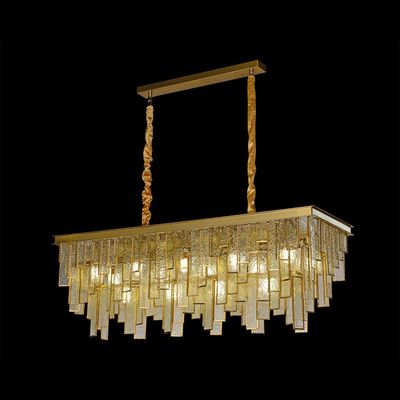 Rivera 14 Lights Modern Crystal Chandelier 100cm-Gold