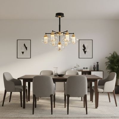 Marco Modern Glass Chandelier 60cm- Gold