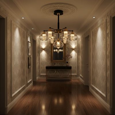 Marco Modern Glass Chandelier 60cm- Gold