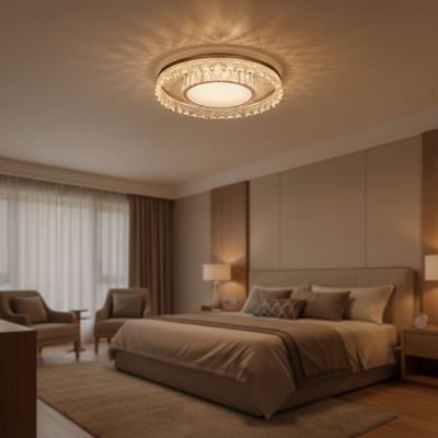 Mira Modern LED Celing Light-White Silver