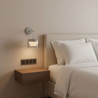 Ashna LED Wall Lamp- Silver