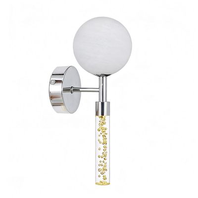 Sienna Wall Lamp- White Silver