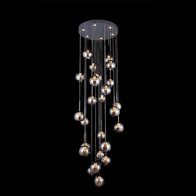 Urban CH D030 Smoke Grey LED Metal+Glass staircase