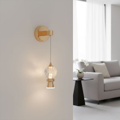 Evora LED Wall Lamp- French Gold