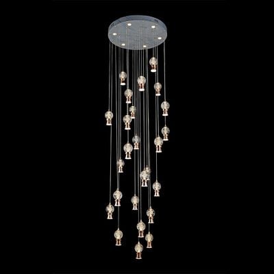 Evora CH D039 French Gold LED Metal+Crystal 
