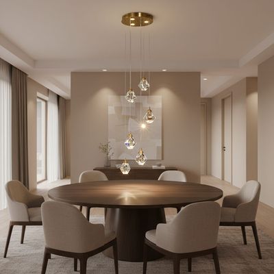 Kenza Pendant Lamp 2m Adjustable length- Gold