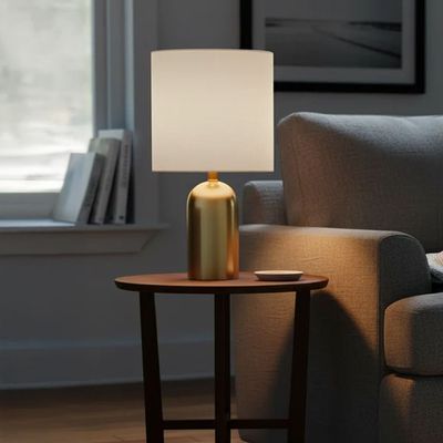 Fedora Metal Table Lamp ML256234 D28x48cm Gold E27