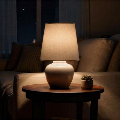 Stova Table Lamp ML256237 D18x28cm Light Grey E27