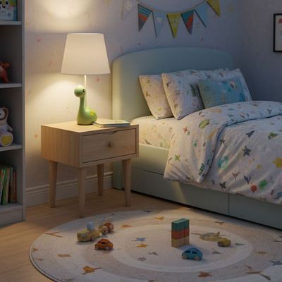 Dino Resin Table Lamp ML256252 12x13x38cm Green E27