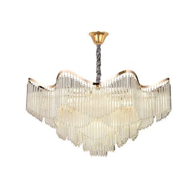 Zahra 20 Lights Crystal Chandelier 80Cm-Gold