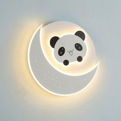 Panda Kids Wall Lamp - White