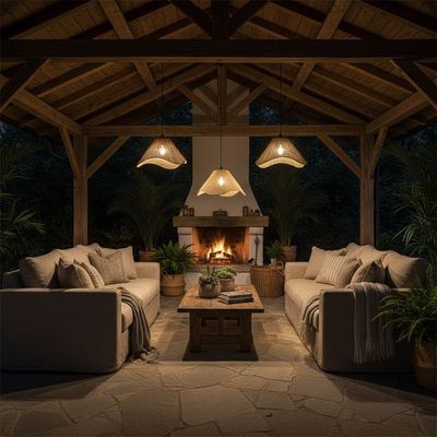 Elori H3125 Brown PD 40cm E27 Outdoor