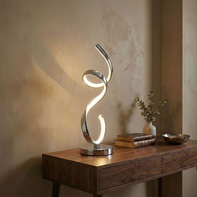 Dafne LED Table Lamp Chrome - 51cm