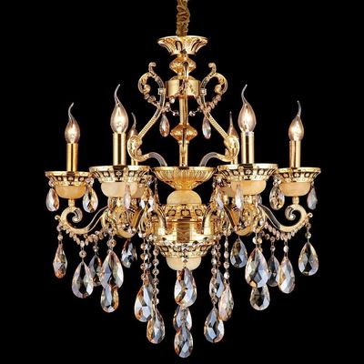 Maria Candle Hanging Chandelier - Gold