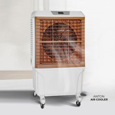 Anton Evaporative Air Cooler - Coffee/White