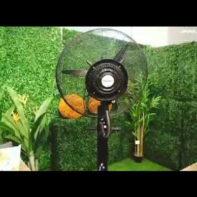 Milano SpiderMist Fan 26" Black Db-26Cf03-A