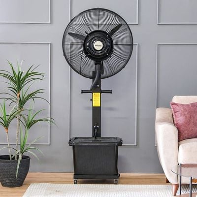 Milano SpiderMist Fan 26" Black Db-26Cf03-A