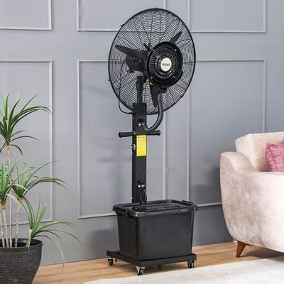 Milano SpiderMist Fan 26" Black Db-26Cf03-A