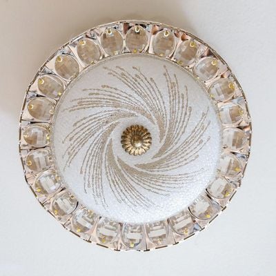 Safina Glow Ceiling Chandelier- Gold And White