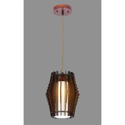 Woody 1-Light Glass Chandelier