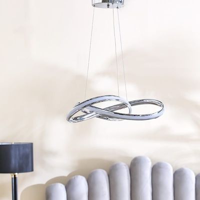 Ellie 8841 1-Light Aluminium Chandelier