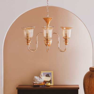 Jenny Mx Antique 6-Light Stainless Steel Chandelier