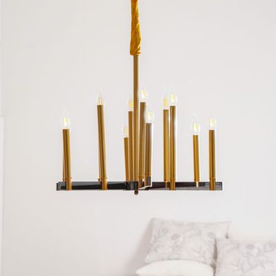 Malika Mx Candle Chandelier - Gold - Hg 202265/6+6