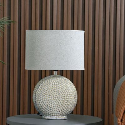 Hugo Ceramic Table Lamp 30*20*45.5Cm E27 Grey 451-1