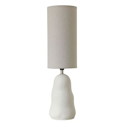 Hugo Ceramic Table Lamp 14.5*14.5*56.5Cm E14 White 477-1A