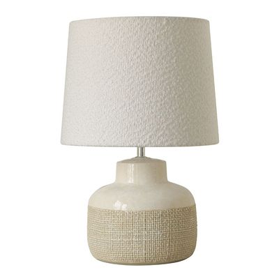 Hugo Ceramic Table Lamp 30*30*44.5Cm E14 Beige 615-3C