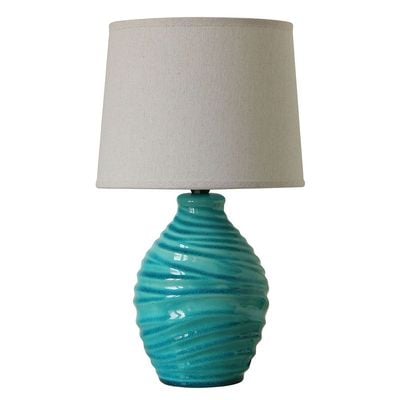 Hugo Ceramic Table Lamp 23*23*40Cm E14 Green 375-2