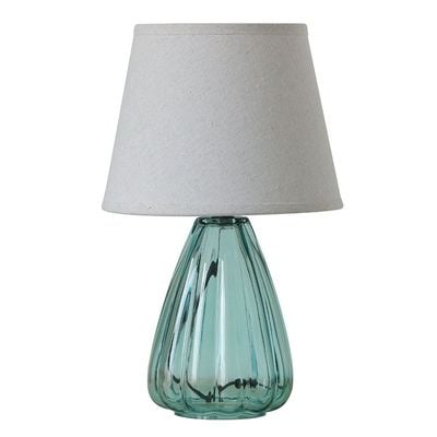 Bella Glass Table Lamp 20*20*32.5Cm E14 Blue 712-1