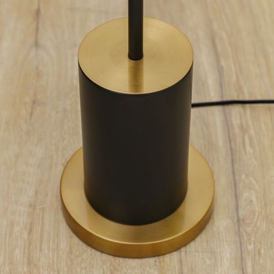 Hampton Metal Floor Lamp - Gold/Black - 28x157 cm - With 2-Year Warranty