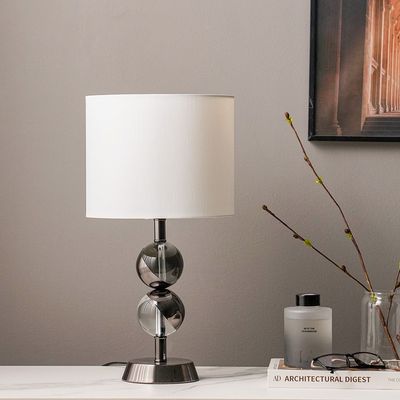 Hampton Metal Table Lamp - Black - 25x47 cm - With 2-Year Warranty