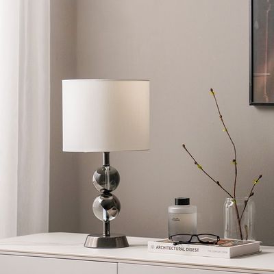 Hampton Metal Table Lamp - Black - 25x47 cm - With 2-Year Warranty