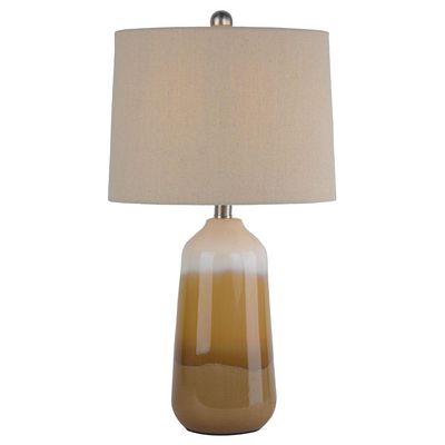 Hugo Ceramic Table Lamp Brown 33X33X62Cm Tl25766