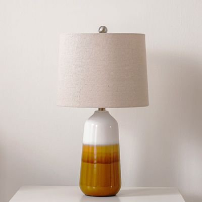 Hugo Ceramic Table Lamp Brown 33X33X62Cm Tl25766