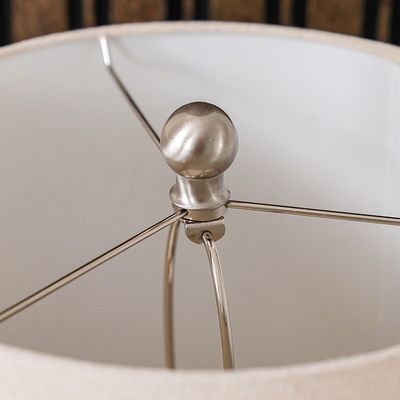 Hugo Ceramic Table Lamp - Brown - 33x33x62 cm 