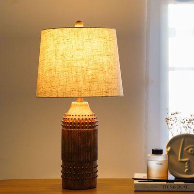 Hugo Poly Resin Table Lamp Brown L33Cm  X W 33Cm X H61Cm Tl25128