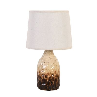 Hugo Ceramic Table Lamp 21X21X36 E14 Brown Wt3110