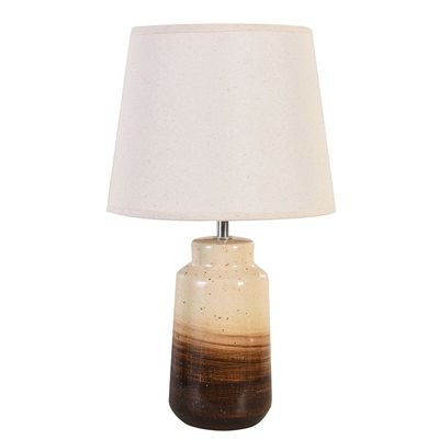 Hugo Ceramic Table Lamp 23X23X40 E14 Brown Wt3111