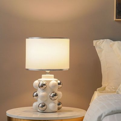 Hugo Ceramic Table Lamp 28X28X47 E27 White Wt23224