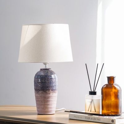 Hugo Ceramic Table Lamp 30X30X49 E27 Blue Wt2910